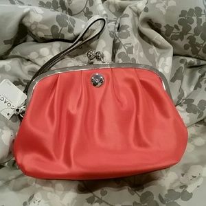 NWT Coach Satin Wristlet