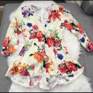 NWT floral romper