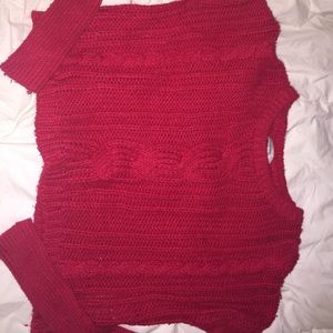 Red sweater