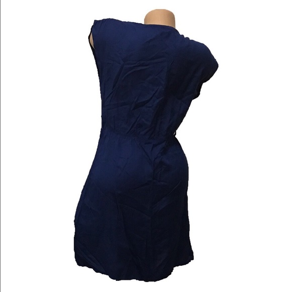 Blue short sleeve dress medium - Picture 2 of 2
