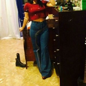 70s High waisted denim.