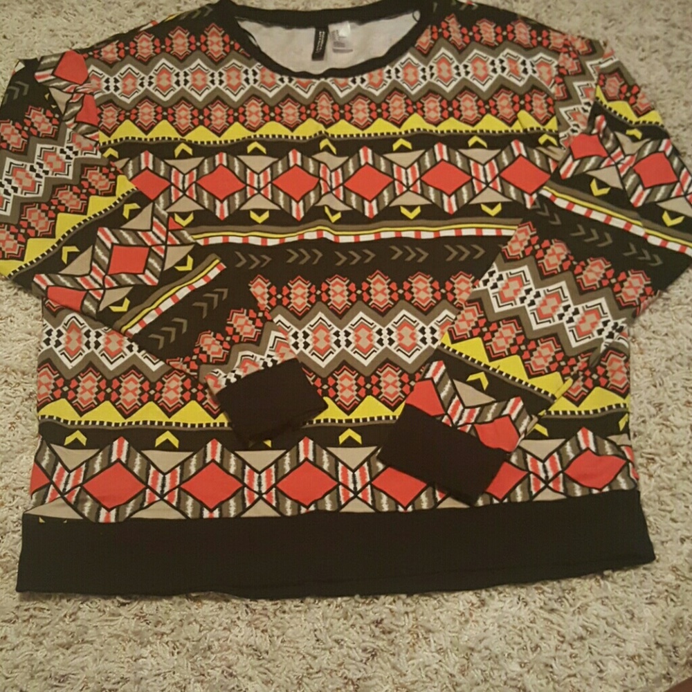 H&M Patterned Pullover/Sweatshirt