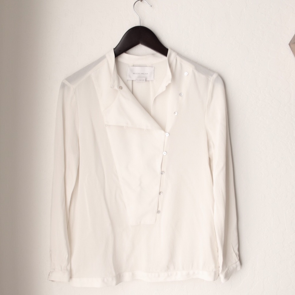 Brochu Walker White Blouse