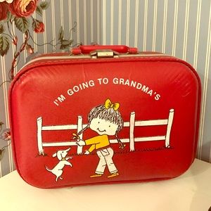 Vintage I'm Going to Grandma's carrying case
