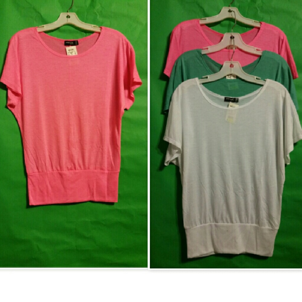 Popular Basics, thin winged tees