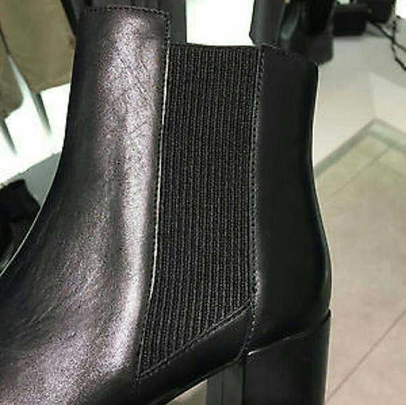 ZARA 100% LEATHER CHELSEA ANKLE BOOT BRAND NEW - Picture 7 of 8