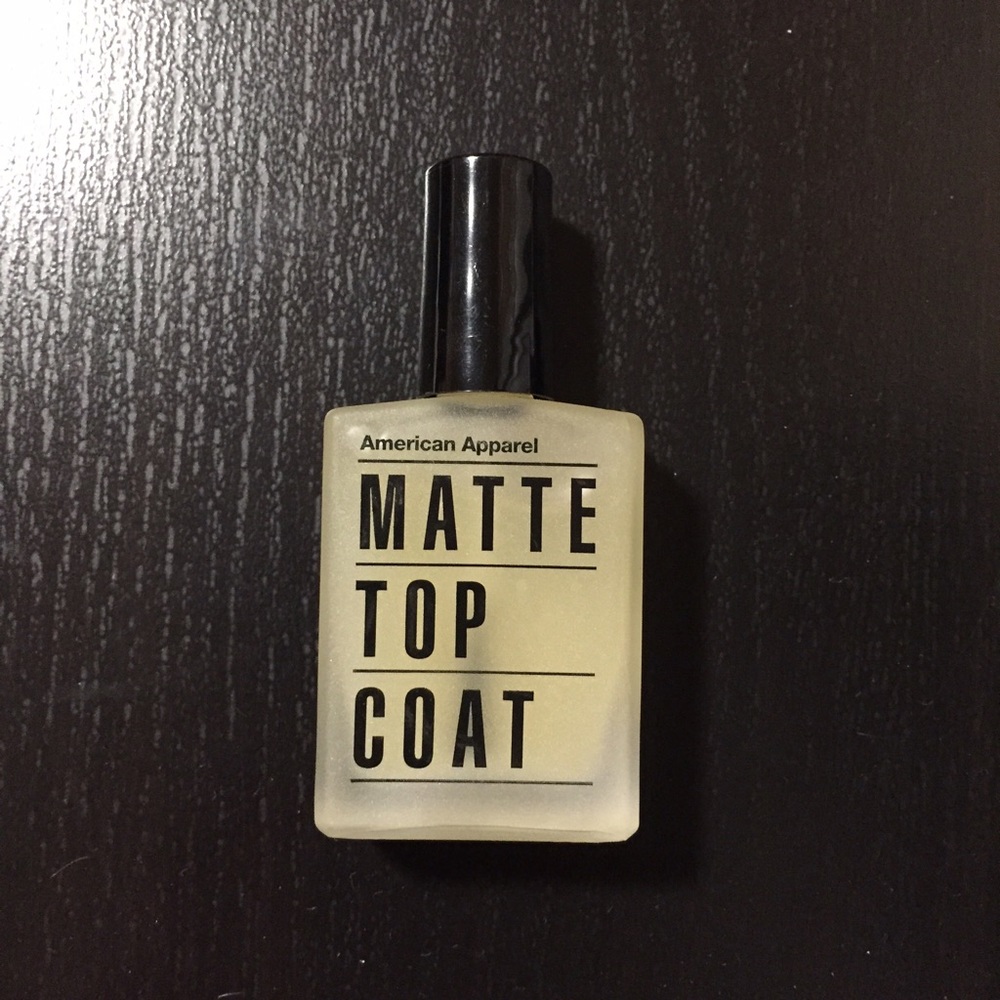 NEW American Apparel Matte Too Coat 💅🏼
