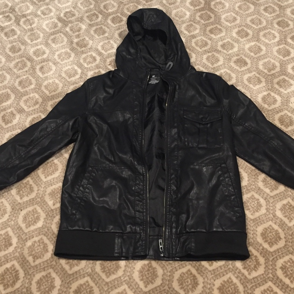 Faux leather jacket