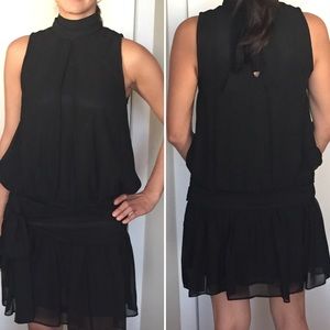 Beautiful brazilian shiffon black dress w/ lining