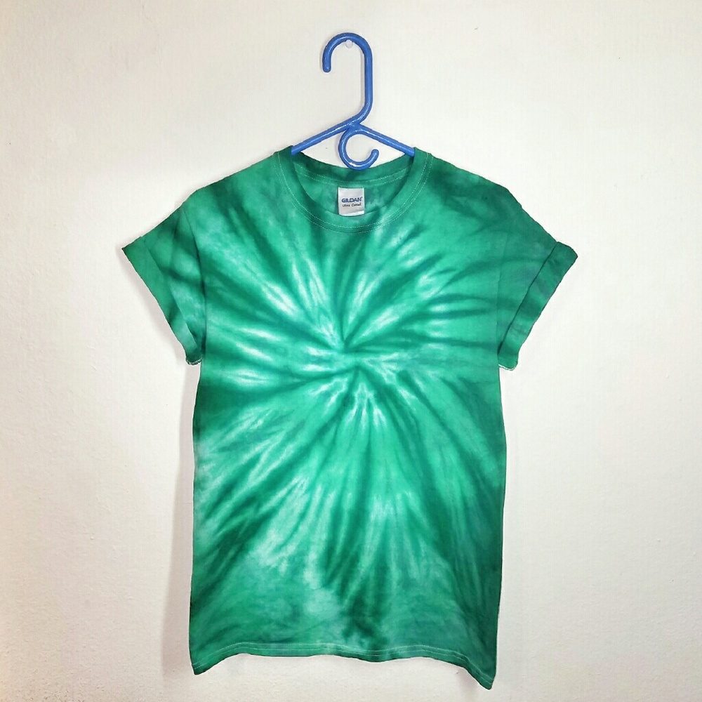 Green Stardust Tie Dye Tee