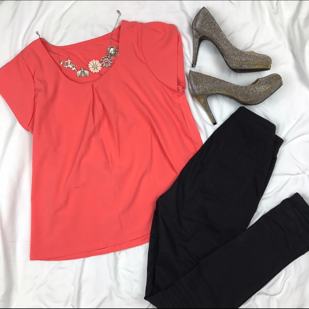 Coral Fashion Top ✨