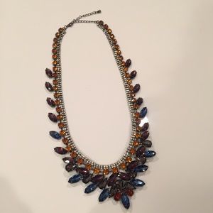 Anthropologie | Statement Necklace in Gem Tones