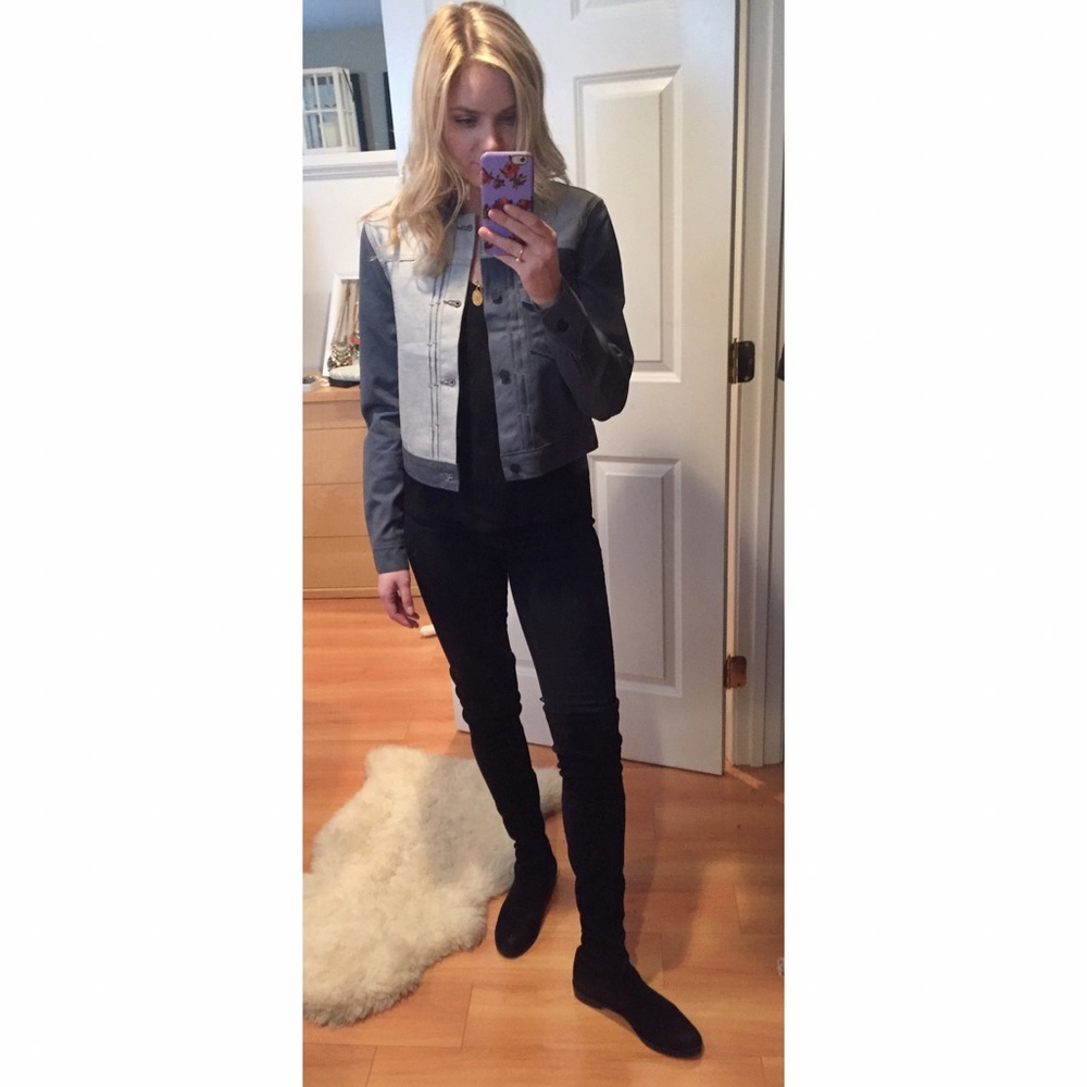 Calvin Klein Jeans | Raw Denim Trucker Jacket NWOT - Picture 2 of 5