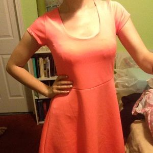 Dress with a skater skirt