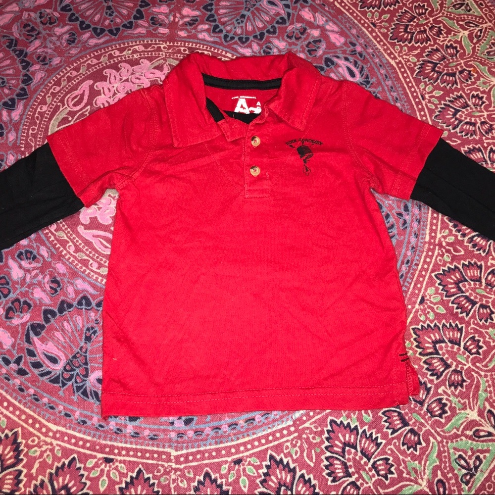 Arizona "Rock Academy" long sleeve graphic shirt.
