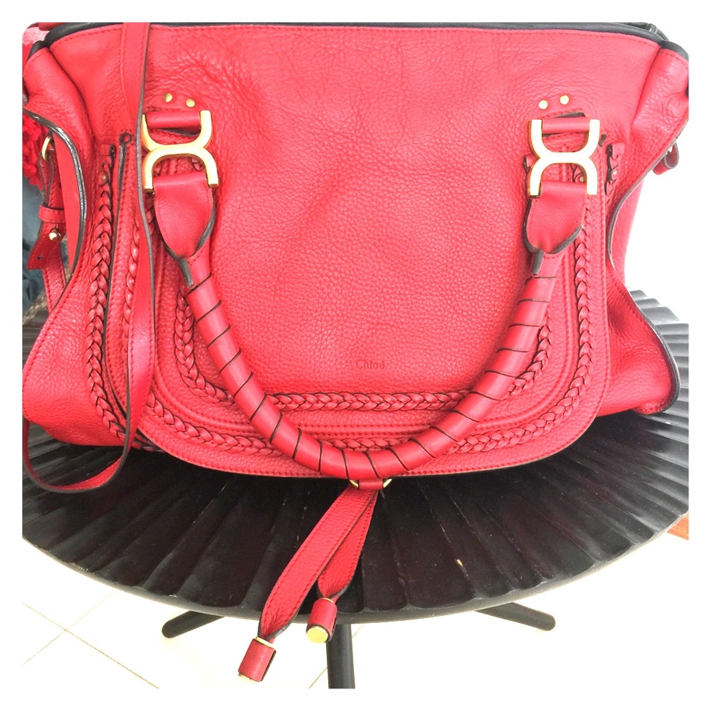 Chloe Marcie leather bag large