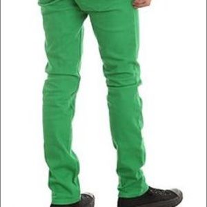Green Super Skinny Jeans