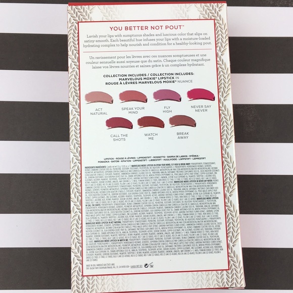 BareMinerals Moxie Lipstick 7 Piece Collection NIB - Picture 2 of 6
