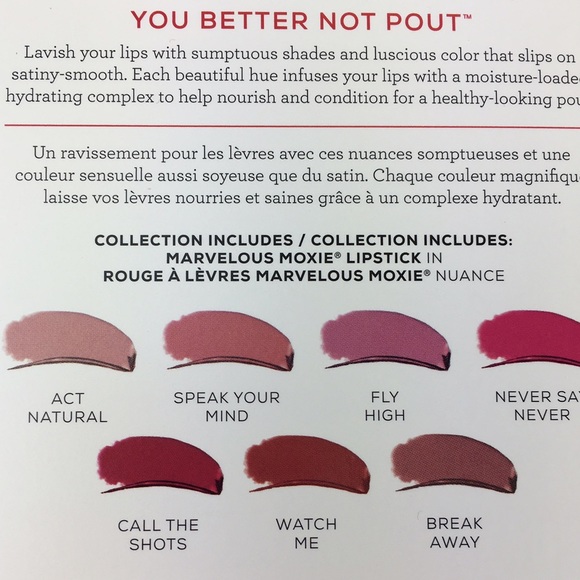 BareMinerals Moxie Lipstick 7 Piece Collection NIB - Picture 4 of 6