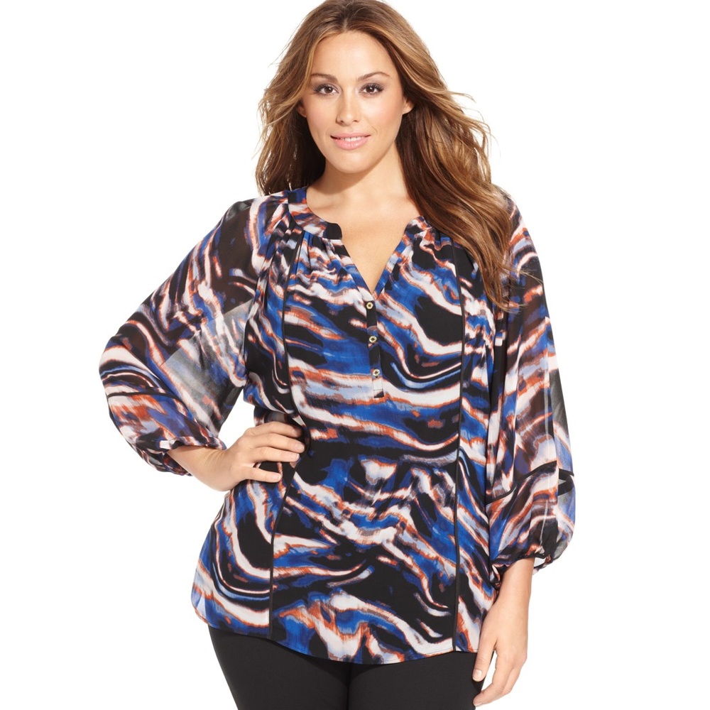 Calvin Klein New Floral Print Top