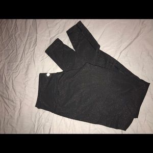 Sparkle black leggings