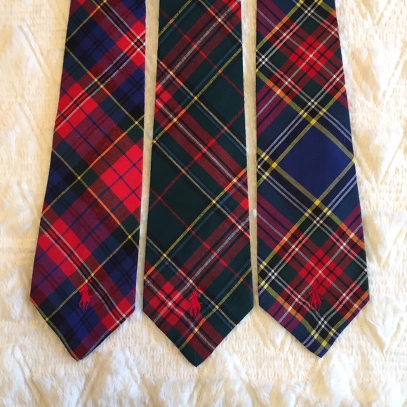 Polo Ralph Lauren Other - Bundle of 3 Polo Plaid Classic Preppy Ties 👔