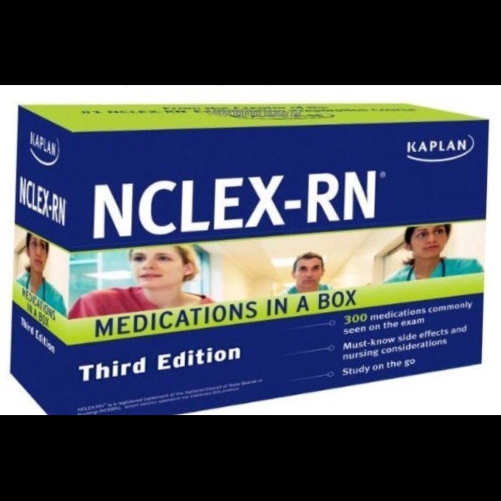 KAPLAN'S NCLEX RN MEDICATIONS IN A BOX STUDY CARDS