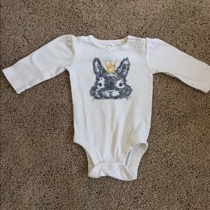 Baby Gap 0-3 month rabbit onesie