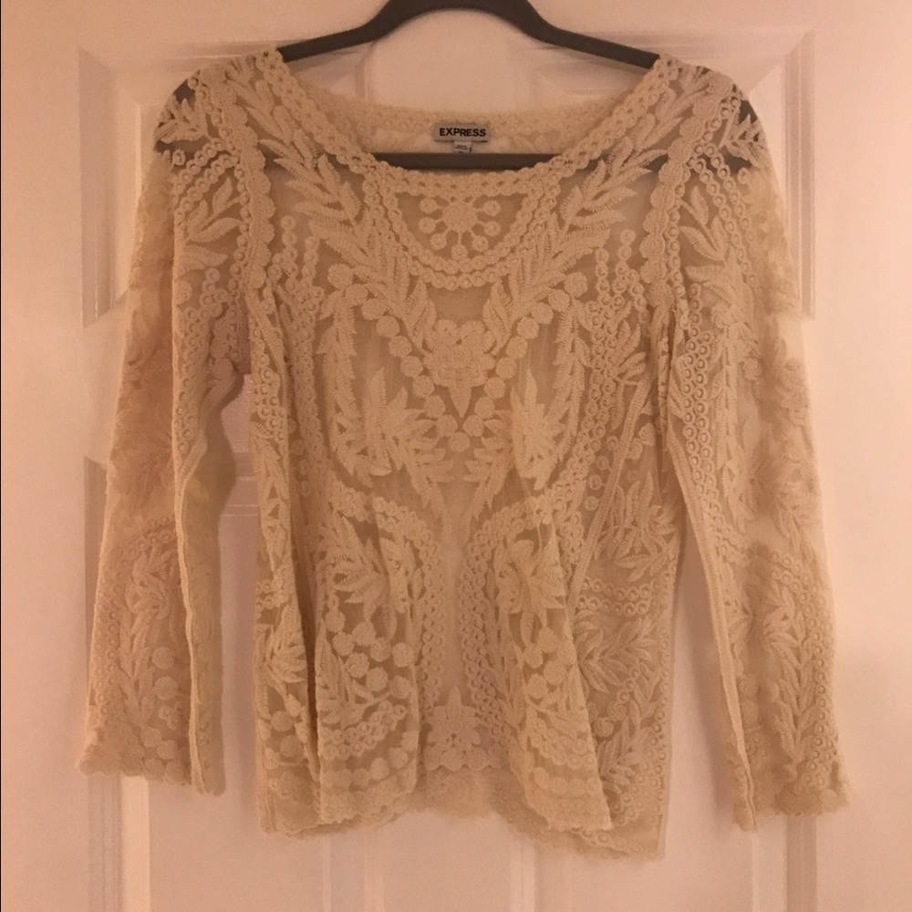 Express lace top