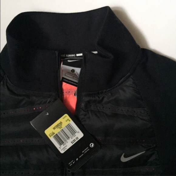nike running aeroloft padded hybrid jacket