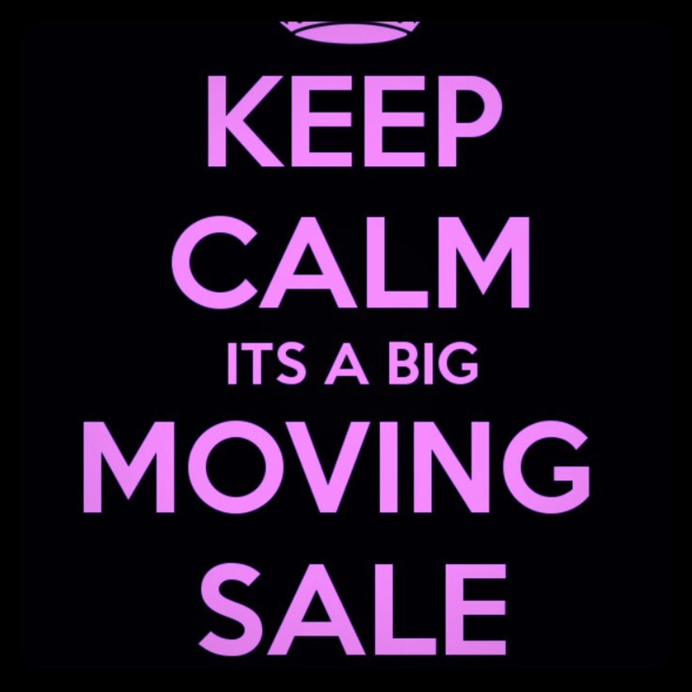 Moving sale! All reasonable offers accepted.