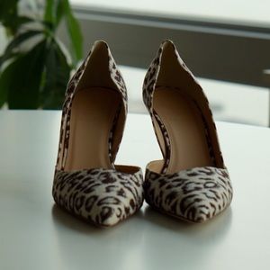 J. Crew Colette d'Orsay pumps in safari print