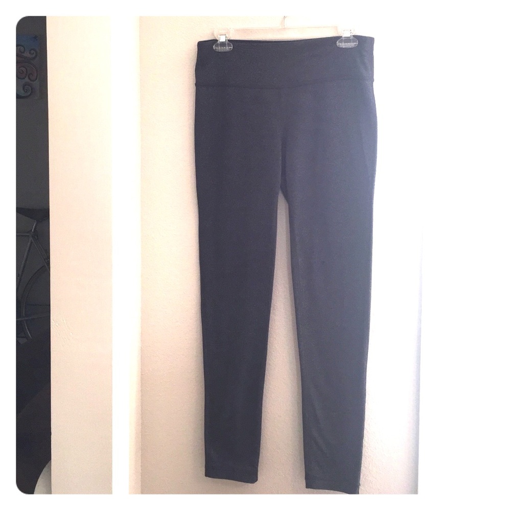 90 Degree Full Length Black Heather Leggings