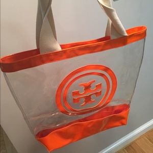 Authentic Tory Burch beach bag