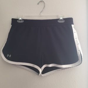 Under Armour Semi-Fitted Black Athletic Short