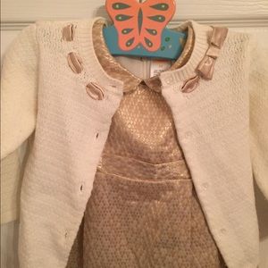 Little Girl's Gymboree Dress w/ Matching Sweater