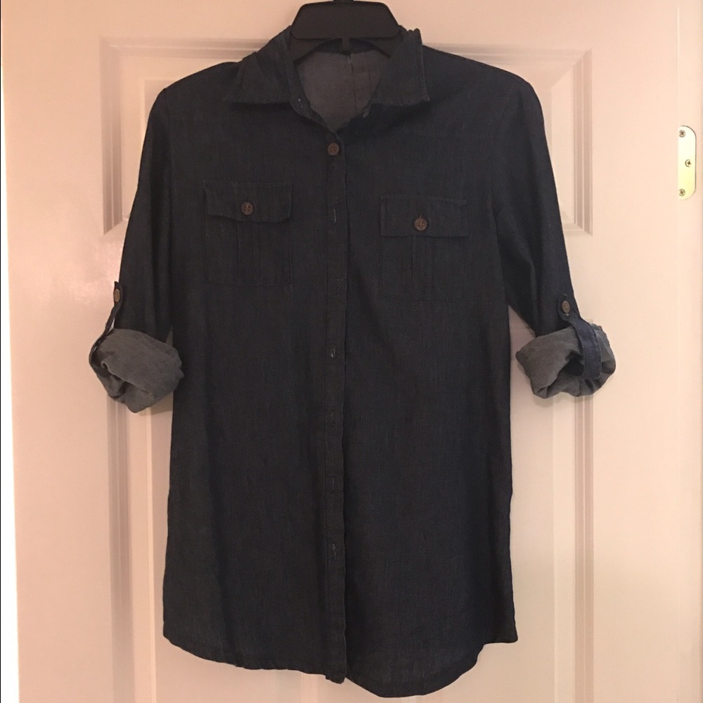 Denim tunic