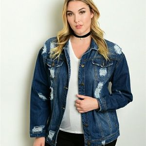 *sale* Host pick! Hot, plus size denim jacket!