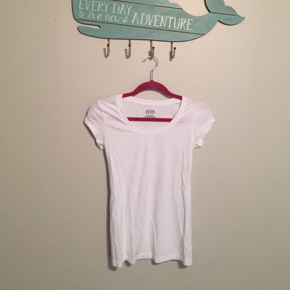 Basic White Crewneck