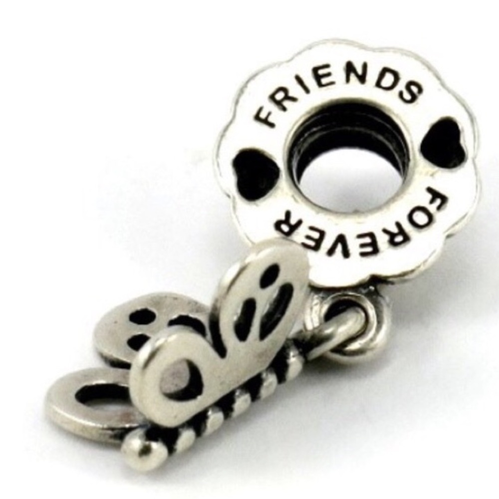 Official PANDORA friends forever dangle charm