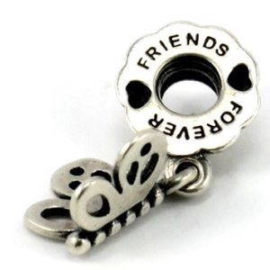 Official PANDORA friends forever dangle charm