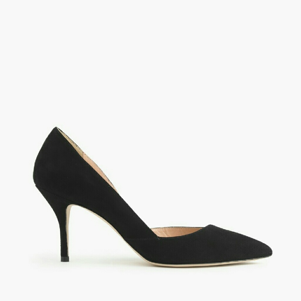 J. Crew Colette Suede D'Orsay Pumps