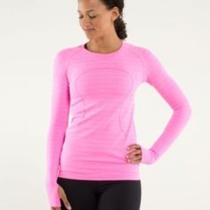 🍋Pink Lululemon Swiftly Tech LS Shirt🍋