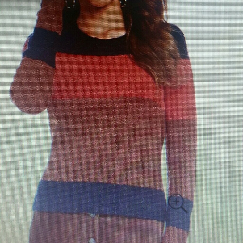 Colorblind Long Sleeve Knit Sweater