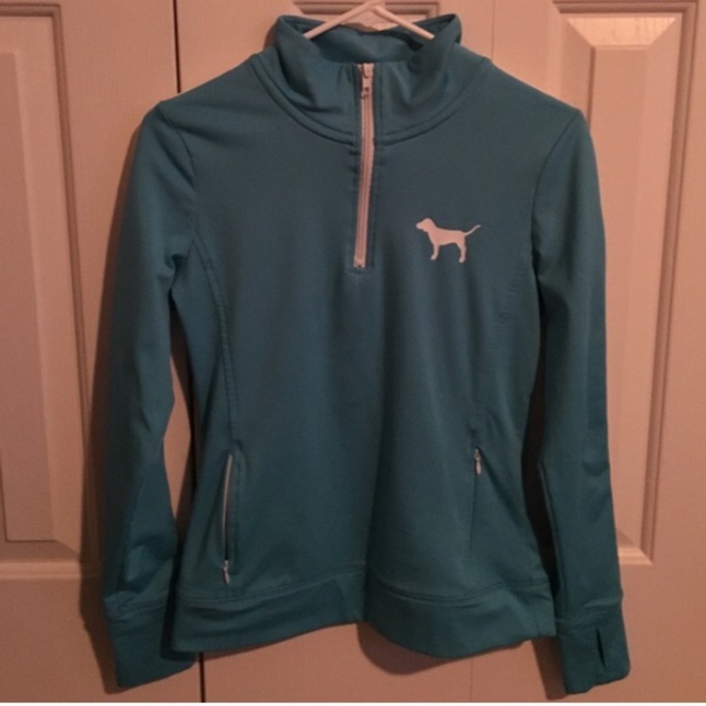 Fleece Lined Pink Half Zip