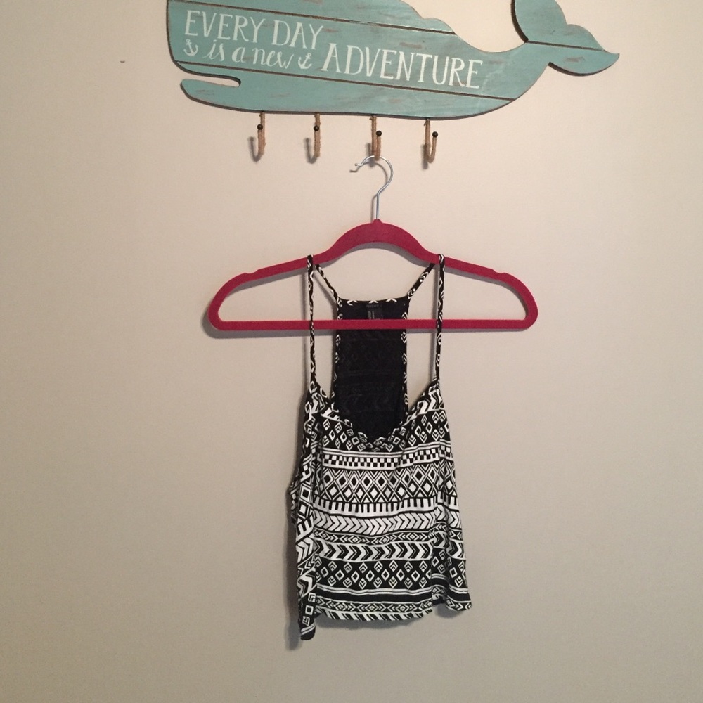 Forever 21 Aztec Crop Top