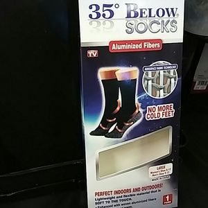 3 pair 35 below socks large