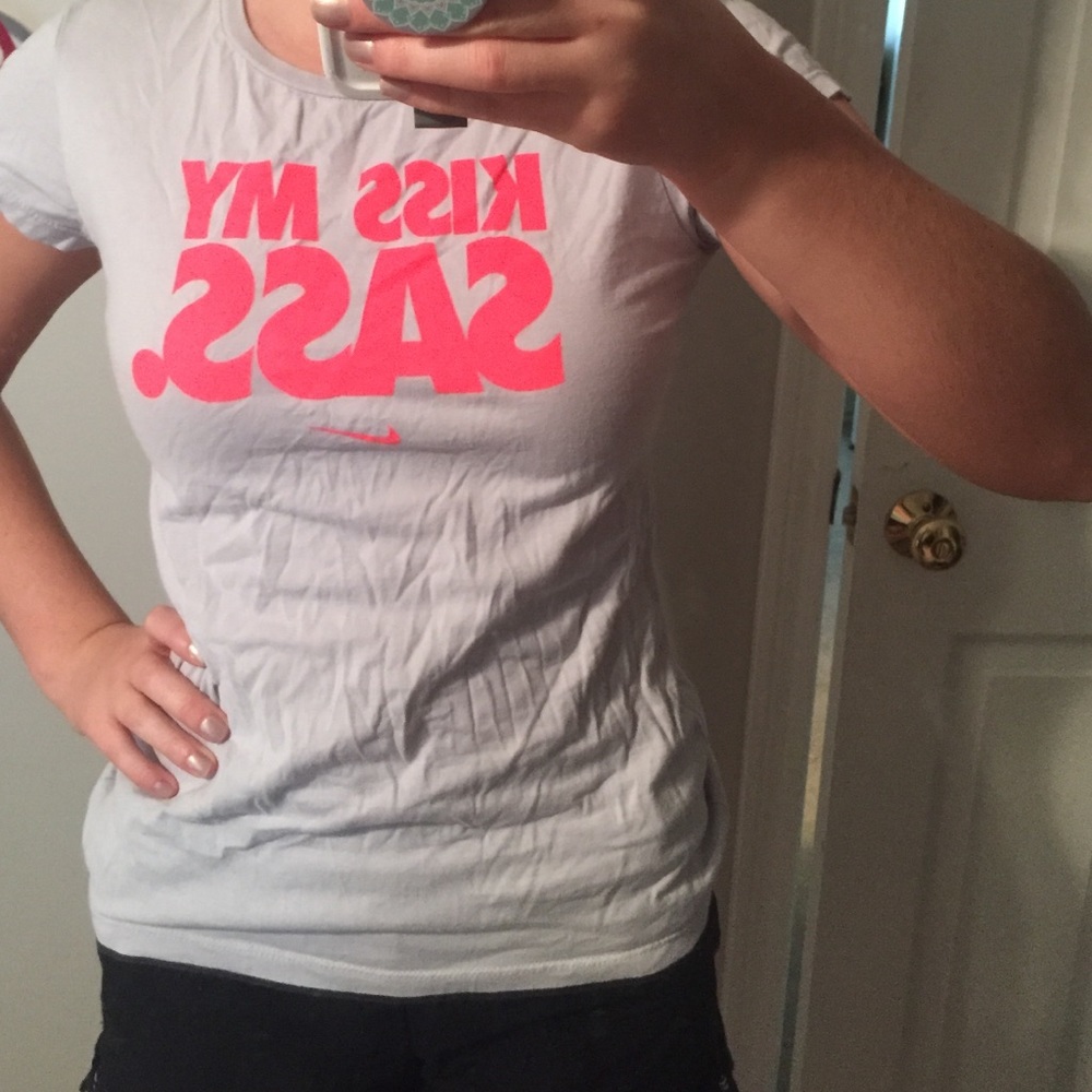 Nike "Kiss My Sass" Workout Shirt