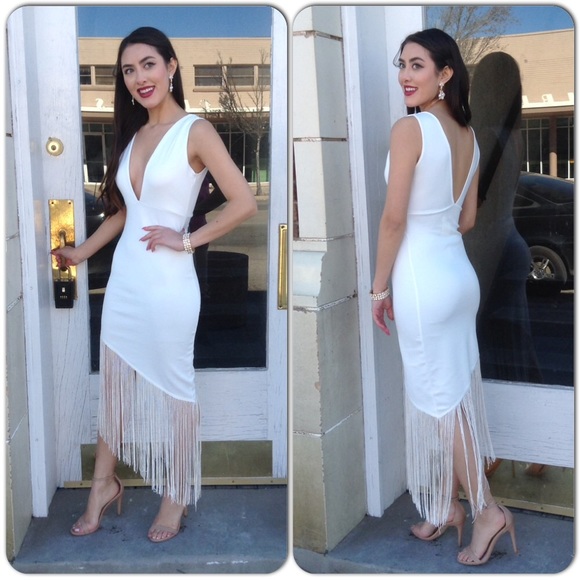 Prom Fringe Dress-Host Pick-LAST ONE-Final Cut - Picture 2 of 3