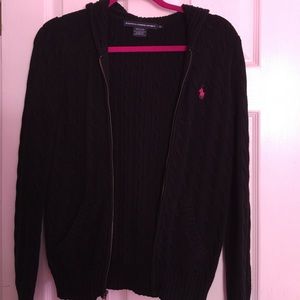 Ralph Lauren Cable Knit Hoodie